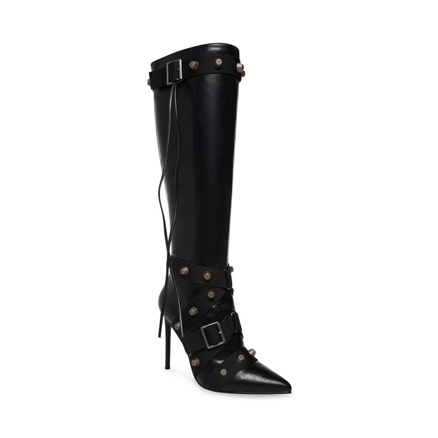 Botas Altas Steve Madden Fink Mujer Negras | ES RU3821